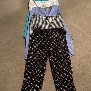 5 pair brand names size 12 crop pants ankle length